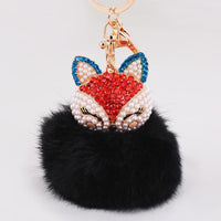 Lovely Fox Fur Ball Key chains - StoreRage Online