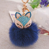 Lovely Fox Fur Ball Key chains - StoreRage Online