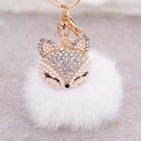 Lovely Fox Fur Ball Key chains - StoreRage Online