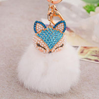 Lovely Fox Fur Ball Key chains - StoreRage Online