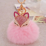 Lovely Fox Fur Ball Key chains - StoreRage Online