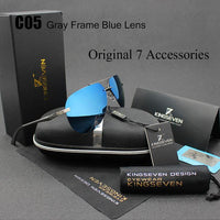 KINGSEVEN Aluminum Polarized Sunglasses for Men and Women