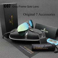 KINGSEVEN Aluminum Polarized Sunglasses for Men and Women