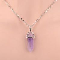 Natural Crystal  turquoise Stone Pendant  For Women - StoreRage Online