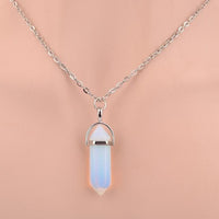 Natural Crystal  turquoise Stone Pendant  For Women - StoreRage Online