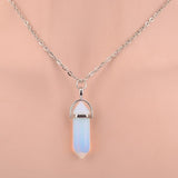 Natural Crystal  turquoise Stone Pendant  For Women - StoreRage Online