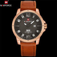 NAVIFORCE Original Luxury Brand Military Quartz Watch for Men