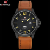 NAVIFORCE Original Luxury Brand Military Quartz Watch for Men