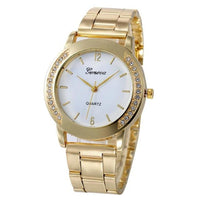 Luxury Stainless Steel Wrist Watch for Ladies