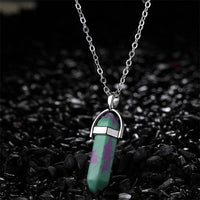 Natural Crystal  turquoise Stone Pendant  For Women - StoreRage Online