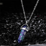 Natural Crystal  turquoise Stone Pendant  For Women - StoreRage Online