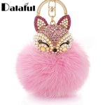 Lovely Fox Fur Ball Key chains - StoreRage Online