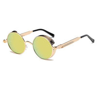 Metal Round Steampunk Fashion Sunglasses