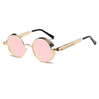 Metal Round Steampunk Fashion Sunglasses