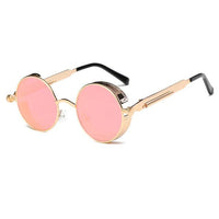 Metal Round Steampunk Fashion Sunglasses