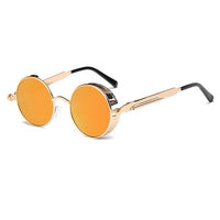 Metal Round Steampunk Fashion Sunglasses