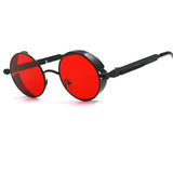 Metal Round Steampunk Fashion Sunglasses