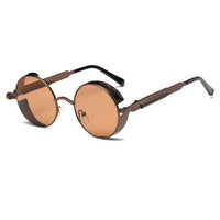 Metal Round Steampunk Fashion Sunglasses