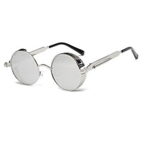 Metal Round Steampunk Fashion Sunglasses