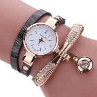 Rhinestone Bracelet  Watch For Women