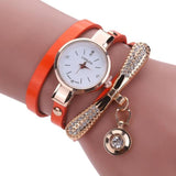 Rhinestone Bracelet  Watch For Women