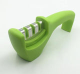 GDYorkitchen Stainless Steel 3 Stages Knife Sharpener