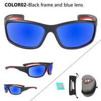QUESHARK Men Polarized Fishing Sunglasses