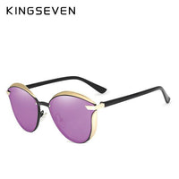 KINGSEVEN Cat Eye Fashion Polarized Sunglasses