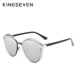 KINGSEVEN Cat Eye Fashion Polarized Sunglasses