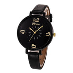 Elegant Fashion Faux Leather Watches for Women