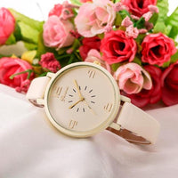 Elegant Fashion Faux Leather Watches for Women