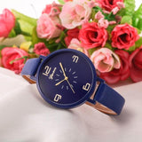 Elegant Fashion Faux Leather Watches for Women