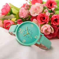 Elegant Fashion Faux Leather Watches for Women