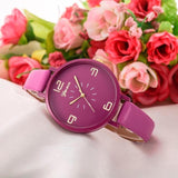 Elegant Fashion Faux Leather Watches for Women