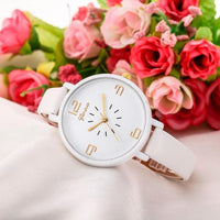 Elegant Fashion Faux Leather Watches for Women