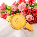 Elegant Fashion Faux Leather Watches for Women