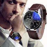 Faux Leather Watches for Men