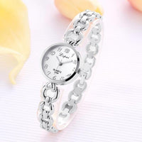 Stainless Steel Bracelet Rhinestone Quartz Watch