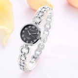 Stainless Steel Bracelet Rhinestone Quartz Watch