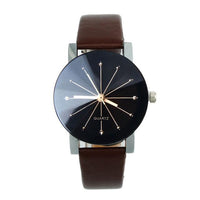 Fashion Casual Leather Wrist Watch for Men and Women