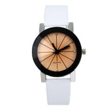 Fashion Casual Leather Wrist Watch for Men and Women