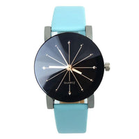 Fashion Casual Leather Wrist Watch for Men and Women