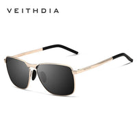 VEITHDIA Vintage Square Polarized  Sunglasses
