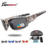 Queshark Tactical Camouflage Polarized Fishing Sunglasses