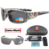 Queshark Tactical Camouflage Polarized Fishing Sunglasses